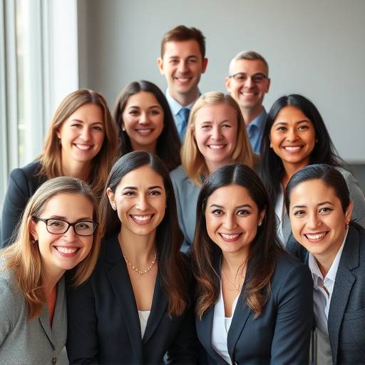 Career Compass Australia Team, a diverse group of professionals smiling confidently.